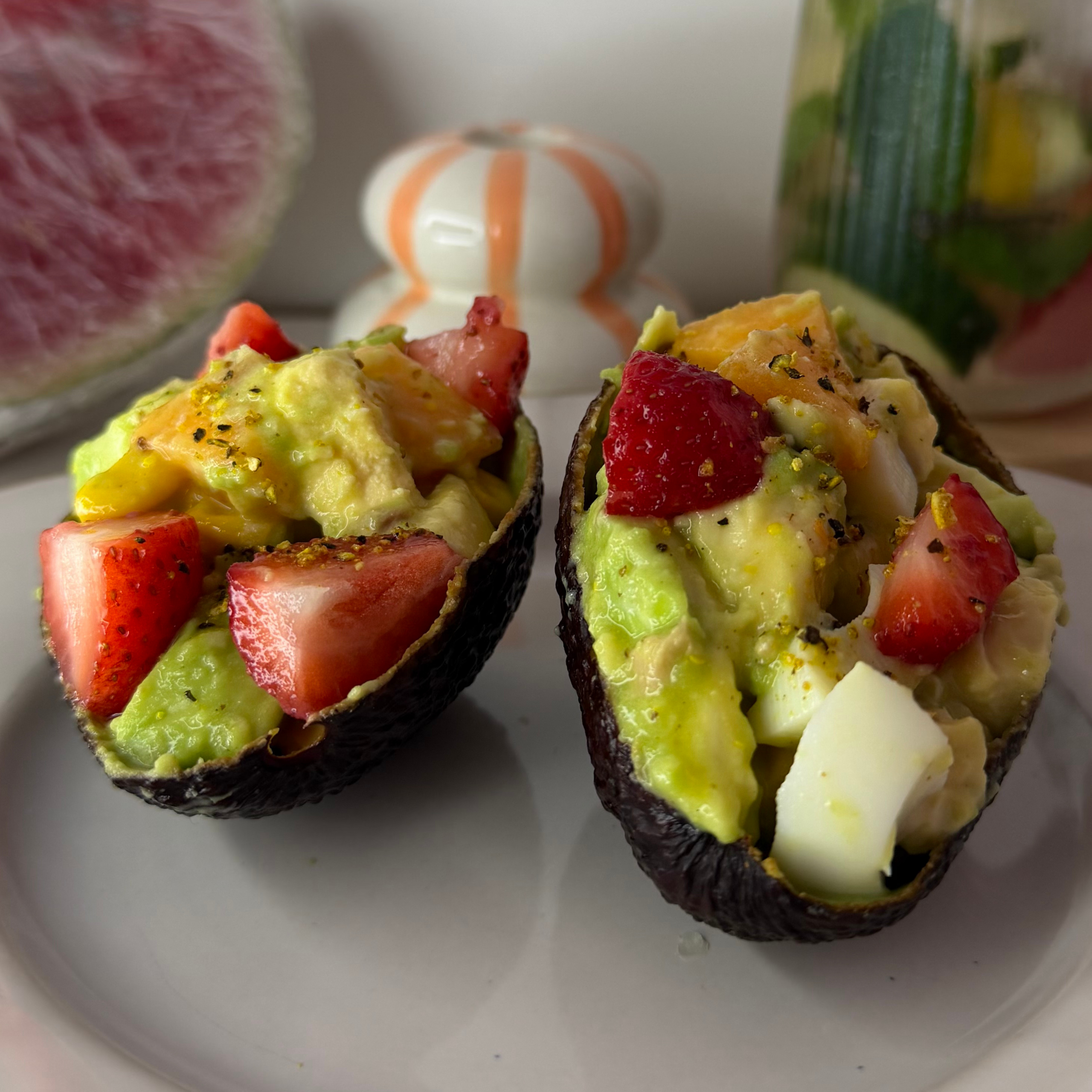 Salade d&rsquo;avocat petit déjeuner