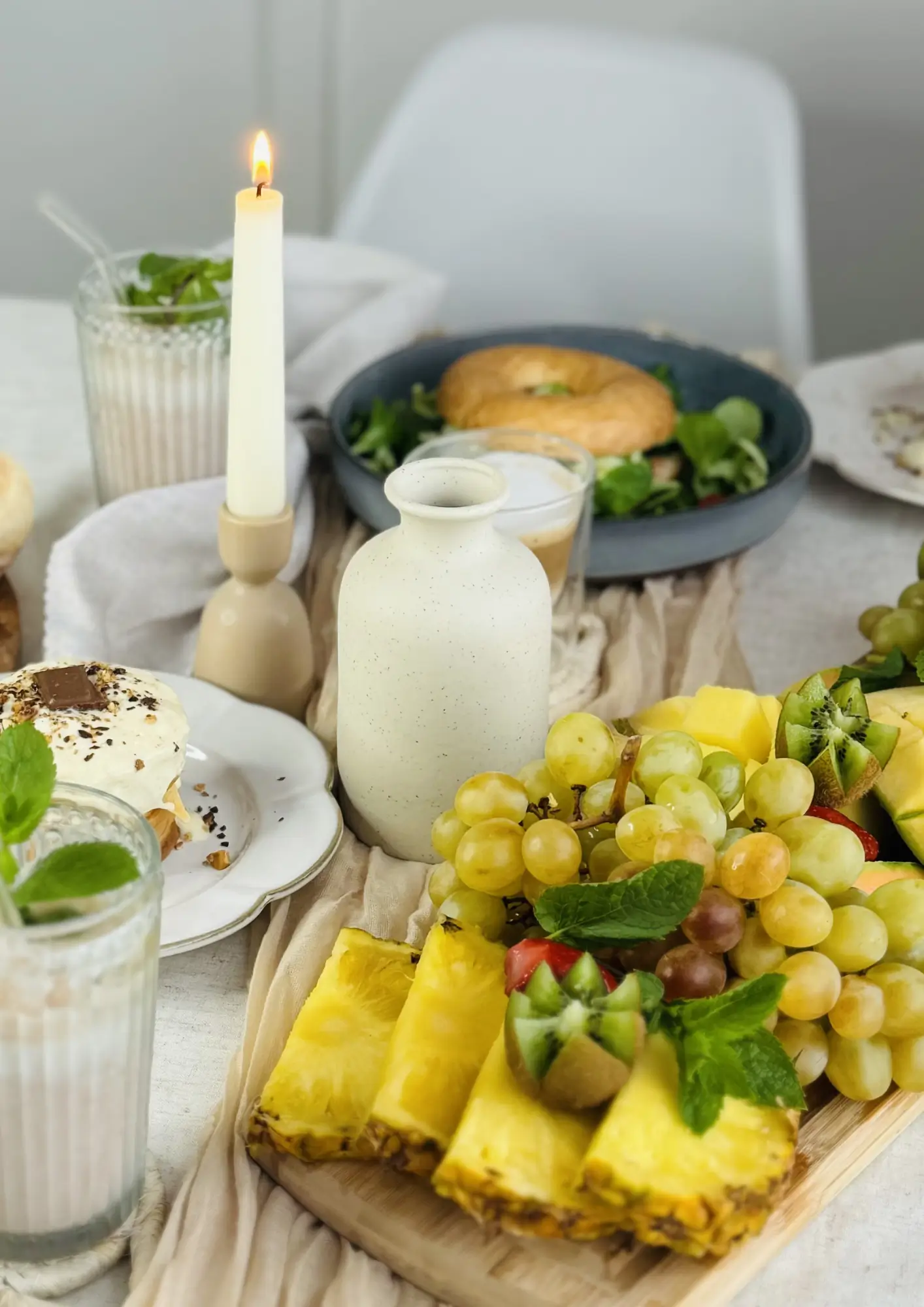 Image d'un brunch tirée de l'ebook "10 idées de Brunchs, facile à préparer et savoureux" rédigé par Hawa DIALLO fondatrice de Njoy_Healthy
