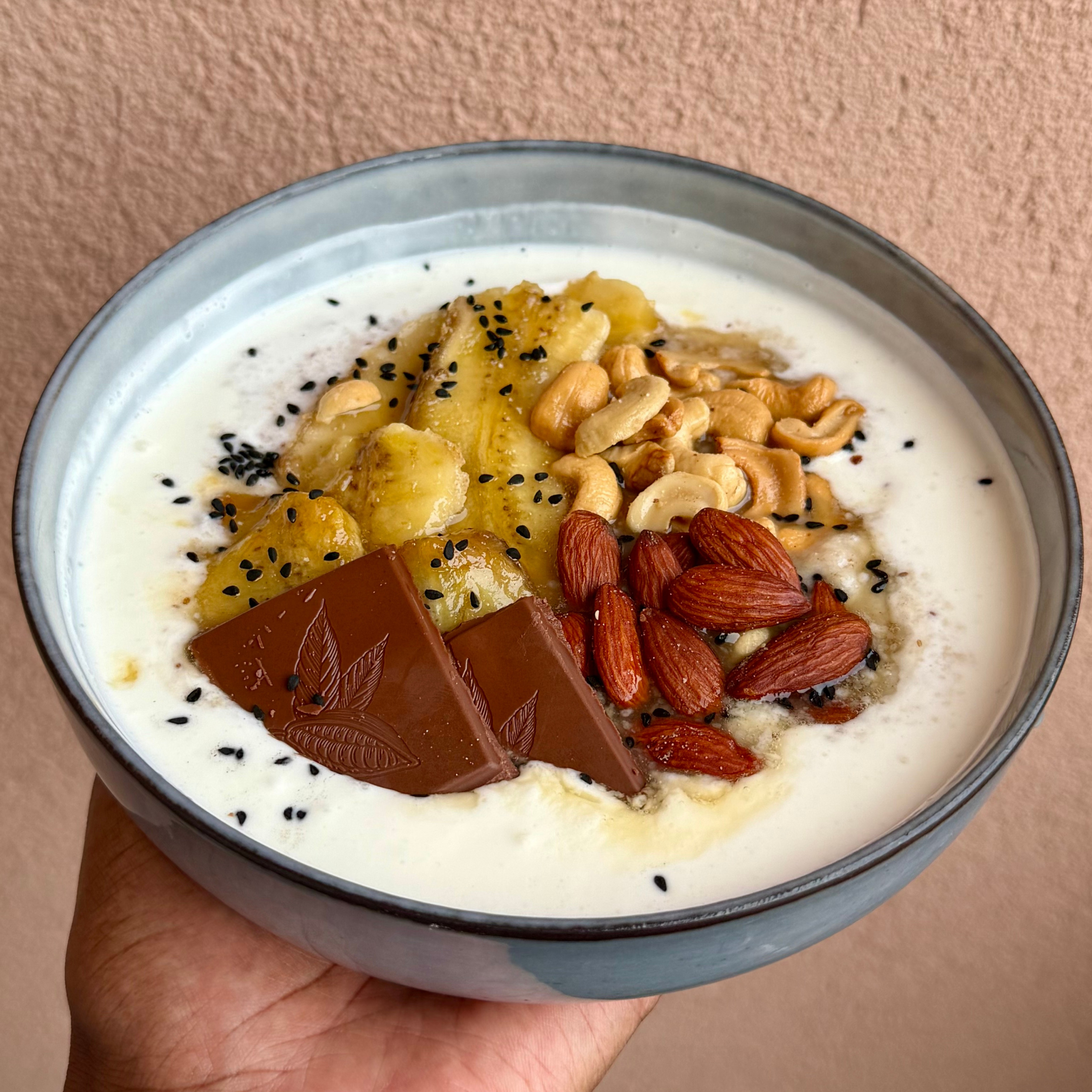 Porridge au fonio et au fromage blanc