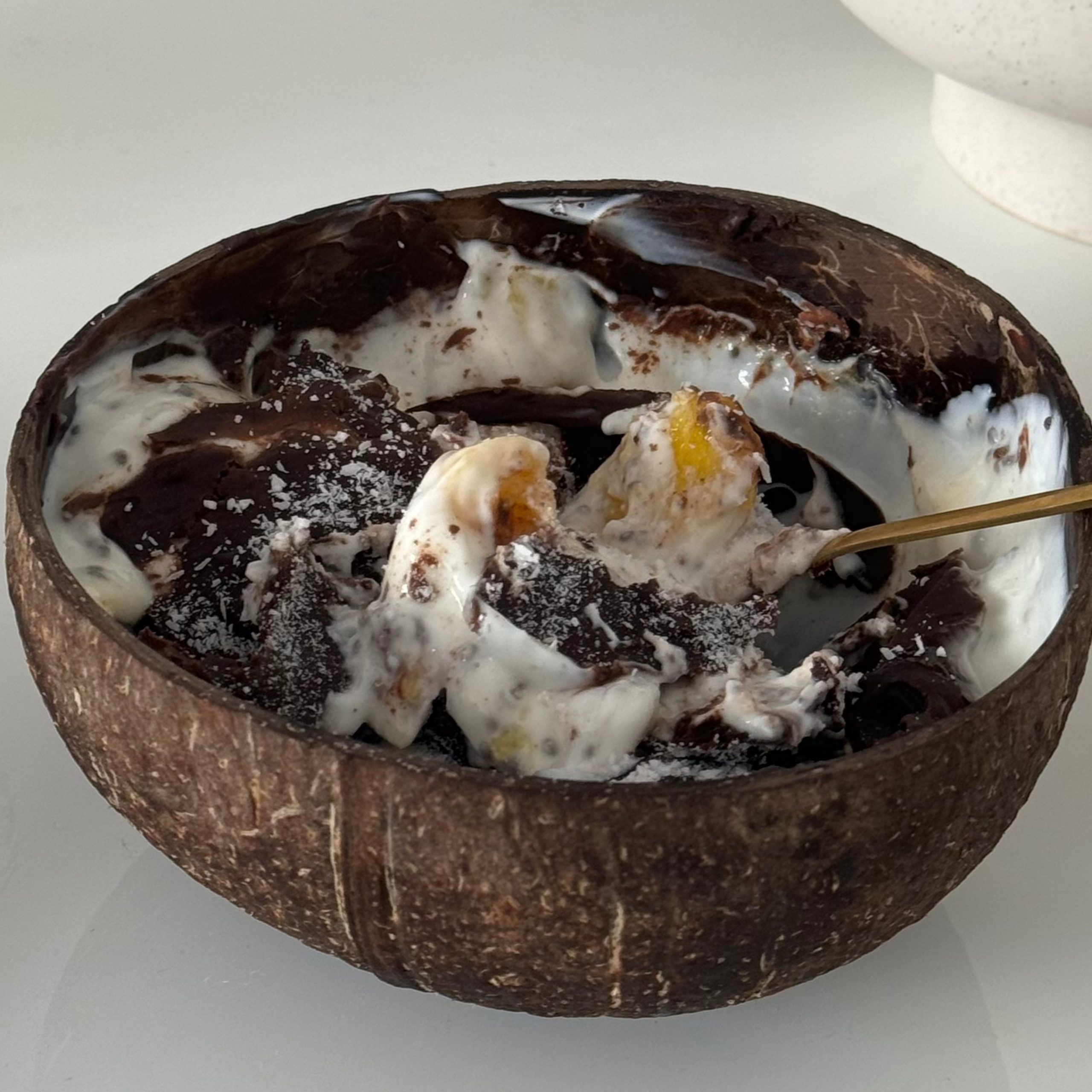 Overnight oats à la mangue