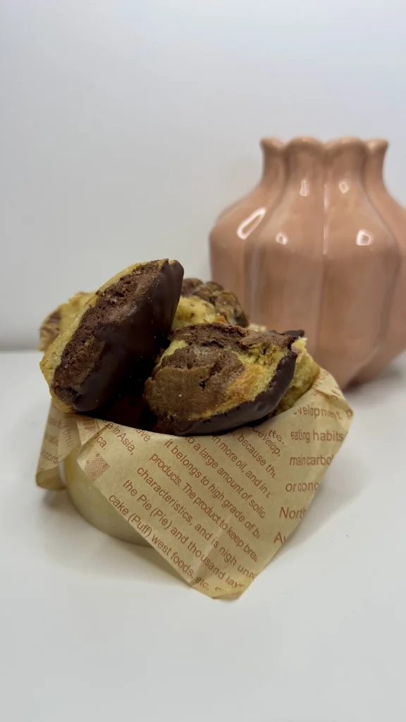madeleine chocolat vanille
