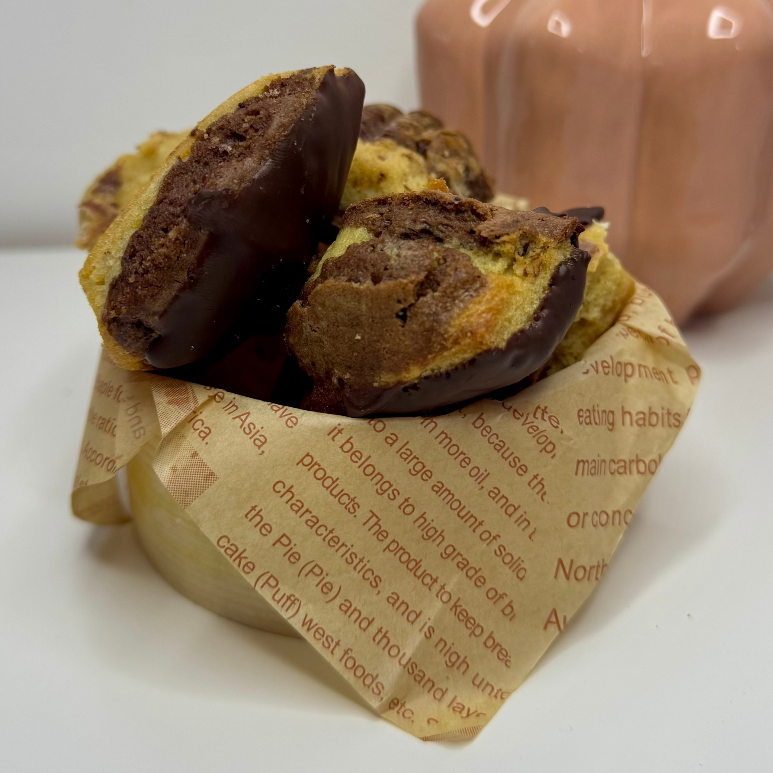 Madeleine chocolat vanille