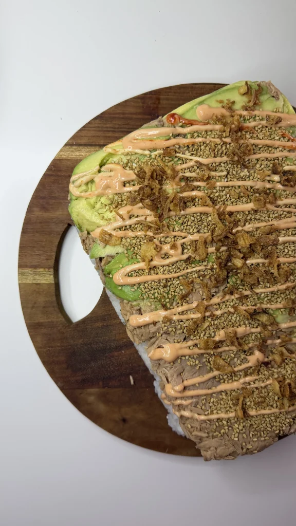 Gateau sushi géant